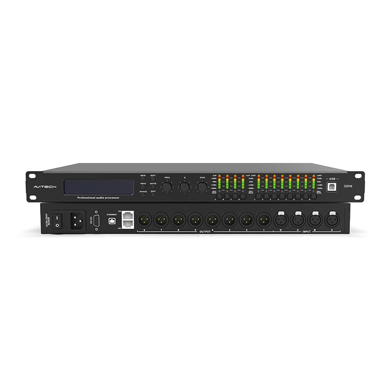 Qual é a posição importante do processador de áudio digital?